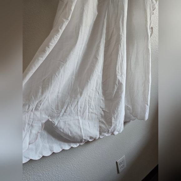 Gilligan & O'Malley White Pajama Top Short Sleeves - Picture 11 of 13